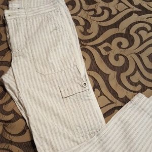Anthropologie cargo style ankle pants